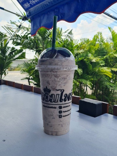 นมหมีโอริโอ้ปั่น