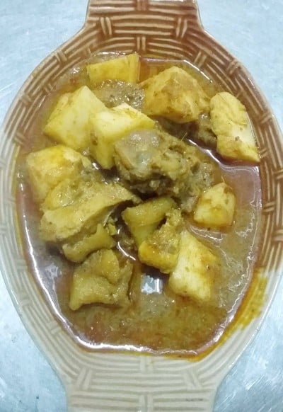 แกงกะทิไก่ยอดมะพร้าว แกงกะทิไก่ยอดมะพร้าว