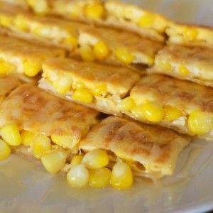 โรตีข้าวโพดไข่ corn