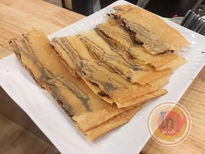 โรตีทิชชู่นมช็อกโกแลต Tcho