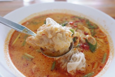 บะหมี่เกี๊ยวกุ้งต้มยำ