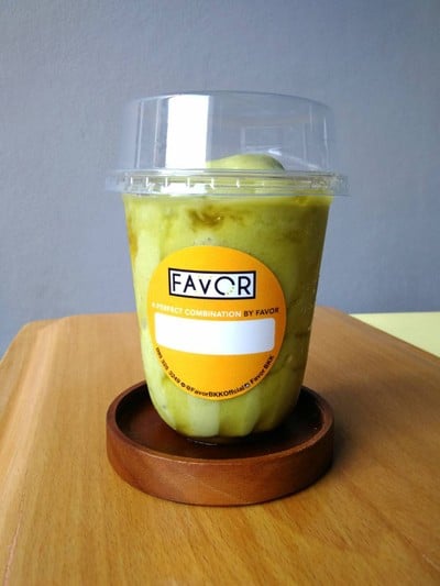 อะโวคาโด้ปั่นน้ำผึ้งมะนาว ( ไม่ใส่นม)