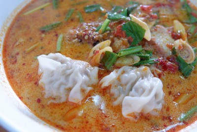 บะหมี่เกี๊ยวกุ้งต้มยำ