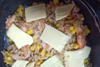 วิธีทำ ข้าวผัดกุ้งข้าวโพดชีส วิธีทำ ข้าวผัดกุ้งข้าวโพดชีส