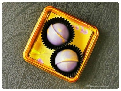 lavender chocolate bon bon