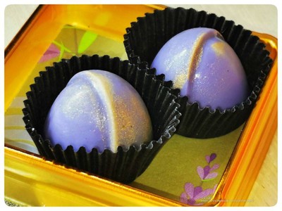 lavender chocolate bon bon