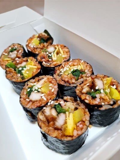 เมนูของร้าน GIMSANG ข้าวกล่องเกาหลี ( korean bento ) อารีย์-สะพานควาย