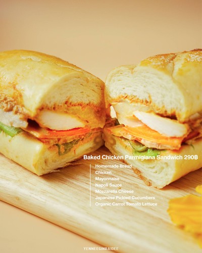 Baked Chicken Parmigiana Sandwiches