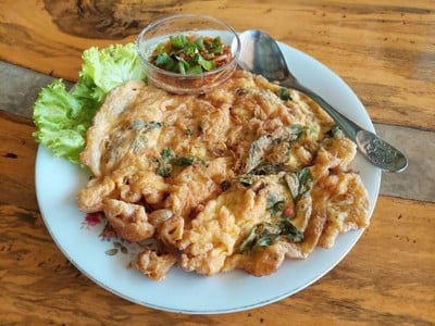 ไข่เจียวสมุนไพร