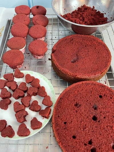 วิธีทำ Red Velvet Cake 🎂 วิธีทำ Red Velvet Cake 🎂