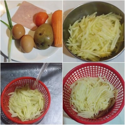 วิธีทำ มันฝรังแฮมชีส(อบกะทะ) วิธีทำ มันฝรังแฮมชีส(อบกะทะ)