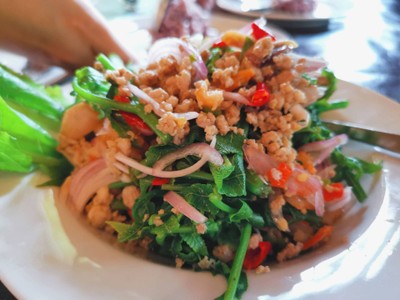 ยำผักกูด