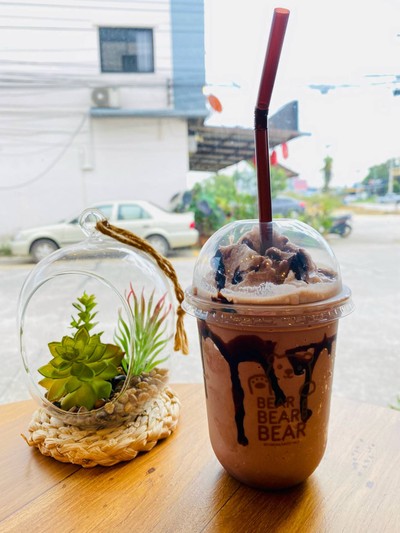 นมหมีปั่นโกโก้