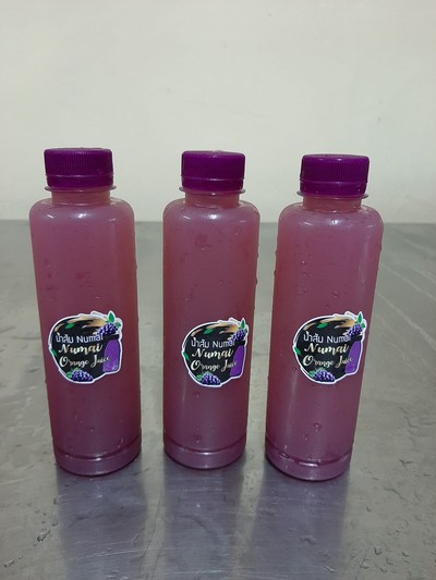 โปร3ขวดกลางน้ำองุ่นแดงผสมเนื้อ(300ml)