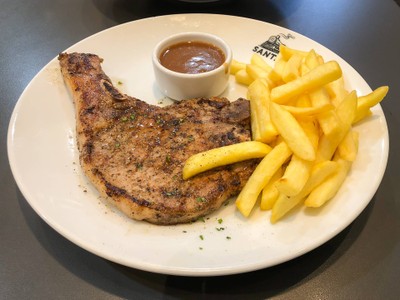 Pork Chop with French Fries