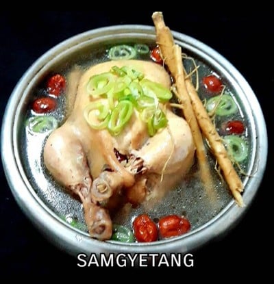 วิธีทำ ไก่ตุ๋นโสมเกาหลี (ซัมกเยทัง) Ginseng chicken soup 삼계탕