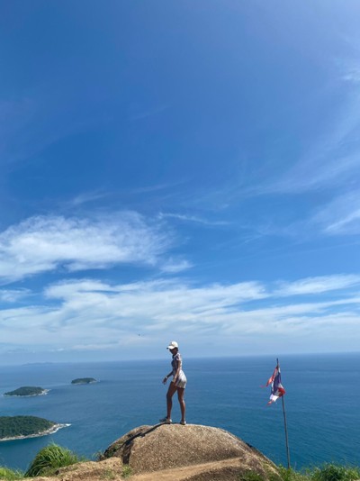 Black rock cliff