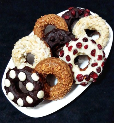 วิธีทำ โดนัทคุกกี้ (ทอด)  Basic Cookie Doughnuts 