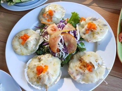 หอยเชลล์อบชีส