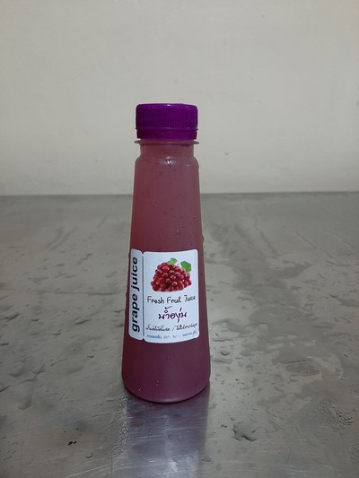น้ำองุ่นแท้100%(มีเนื้อ)  ขนาดเล็ก200ml