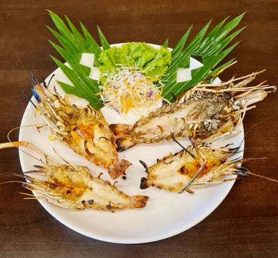 กุ้งเผา