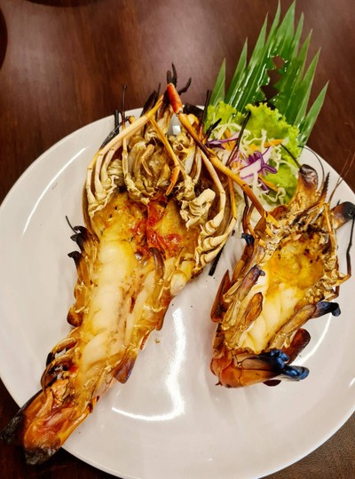 กุ้งเผา