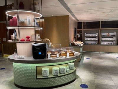 International breakfast buffet