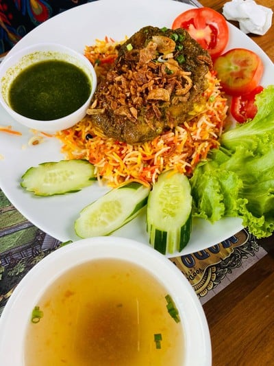 ข้าวหมกบิรยานีไก่