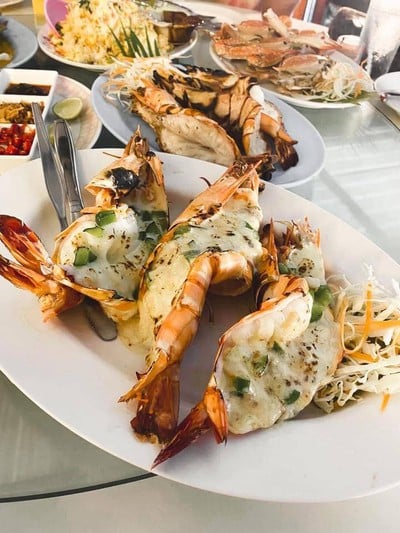 กุ้งอบชีส