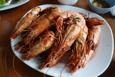 กุ้งเผา