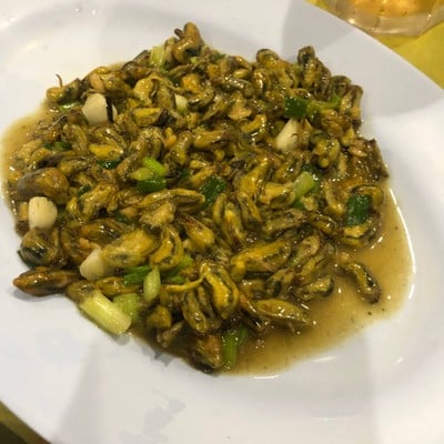 หอยกระพงผัด