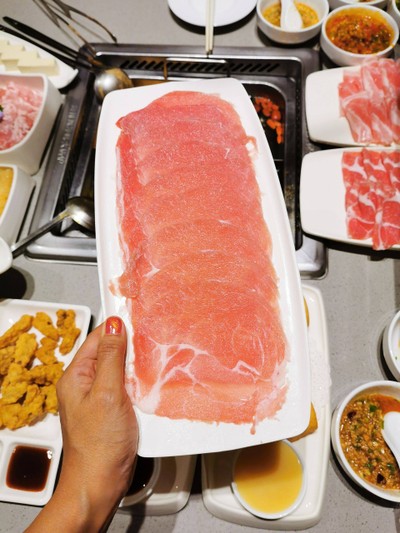 สันคอหมูสไลด์
