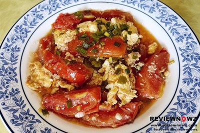 มะเขือเทศผัดไข่