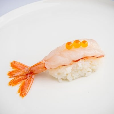 R48ซูชิกุ้งหวานอาเจนติน่า