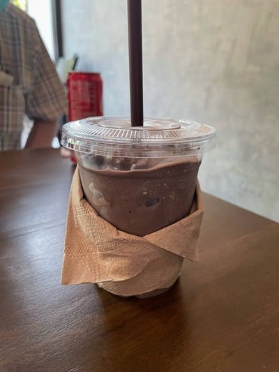 Double chocolate milkshake