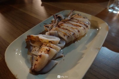 ปลาหมึกย่าง