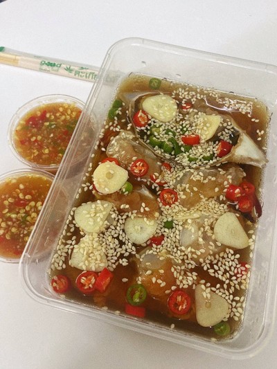 ปูม้าไข่ดองซอสเกาหลี