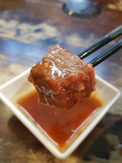 เมนูของร้าน เนื้อตุ๋นจักรเพ็ชร เพชรเกษม
