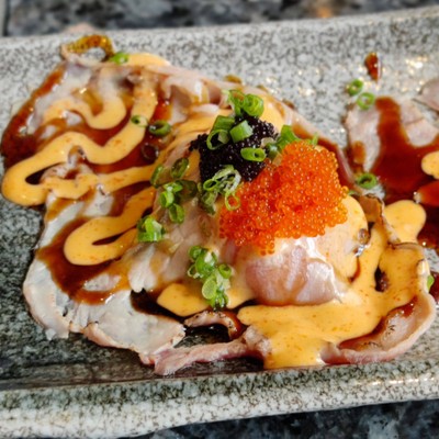 Wagyu Sushi ข้าวปั้นหน้าเนื้อวากิว