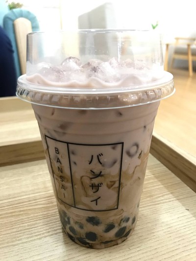 ชานมเผือกไข่มุก