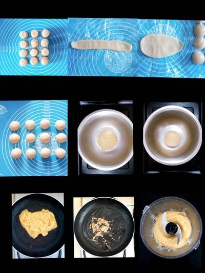 วิธีทำ tau sar piah/Malaysian style(savoury mung bean paste biscuit)ขนมเปี๊ยะ