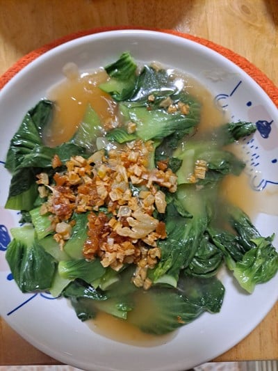 ผัดกวางตุ้งฮ่องเต้น้ำมันหอย ผัดกวางตุ้งฮ่องเต้น้ำมันหอย