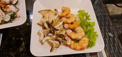 กุ้งปลาหมึก ย่าง