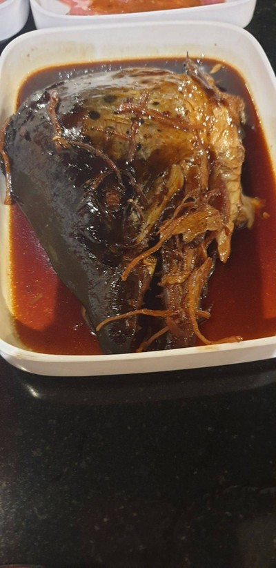 หัวปลาแซลมอนย่างซีอิ้ว