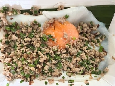 Steamed Rice Dumplings With Fried Egg, 1 Box Contains 1 Piece