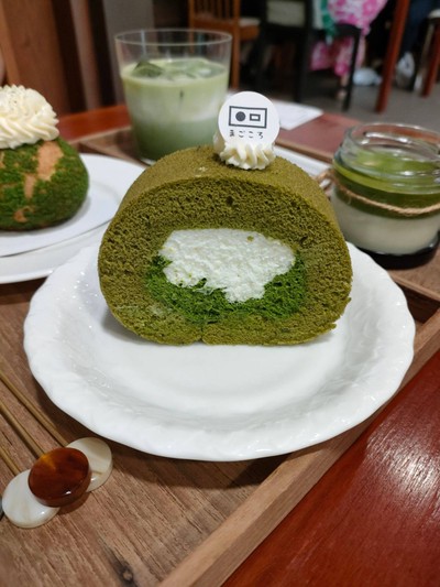 มัทฉะโรลเค้ก