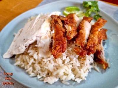 ข้าวมันไก่ผสม