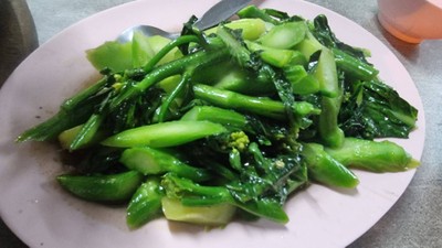 คะน้าฮ่องกงน้ำมันหอย