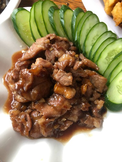 หมูหวานกระเทียม