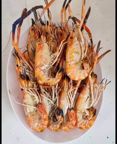 กุ้งเผา